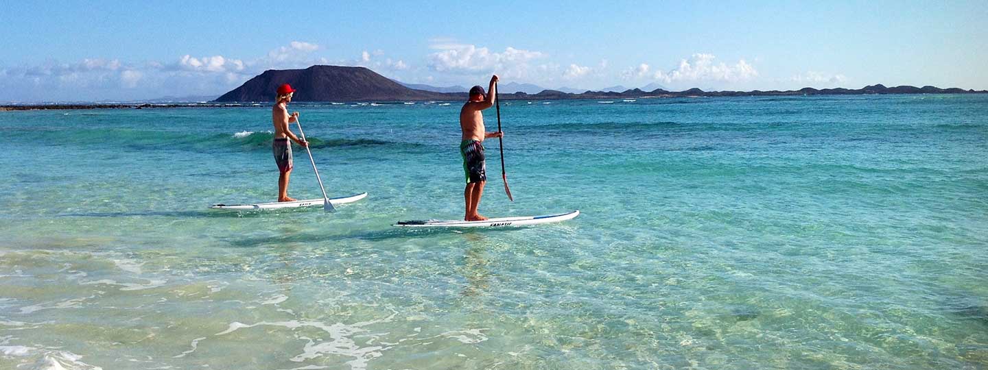 SUP holidays & courses on Fuerteventura Flag Beach Watersports Centre