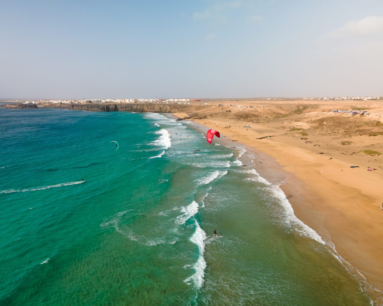 Vacanze e lezioni di kitesurf a Fuerteventura Flag Beach Watersports